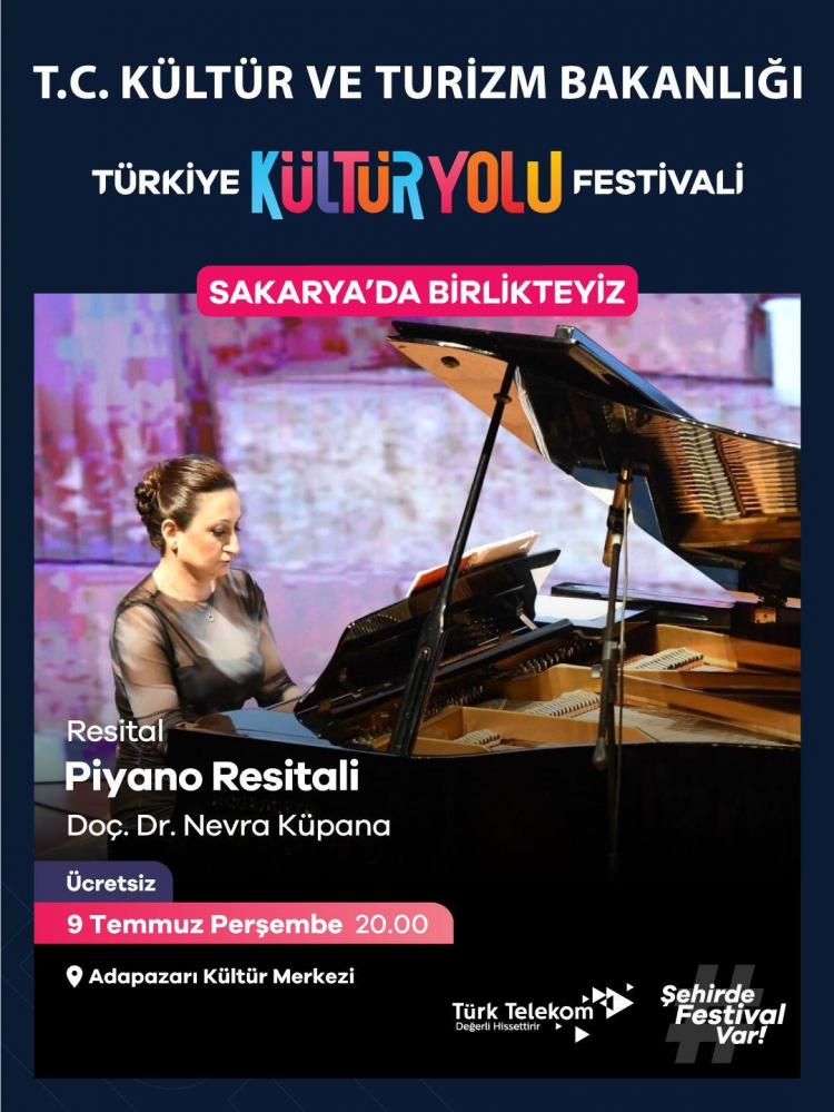 Türkiye Kültür Yolu Festivali - Piyano Resitali